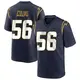Game Navy Men's Chris Collins Los Angeles Chargers Team Color Jersey