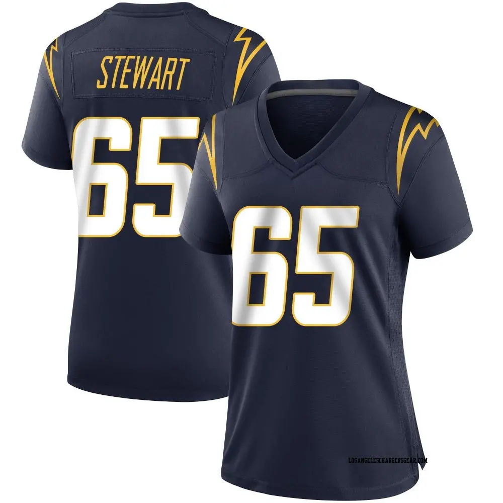 Game Navy Women's Corey Stewart Los Angeles Chargers Team Color Jersey