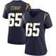 Game Navy Women's Corey Stewart Los Angeles Chargers Team Color Jersey