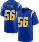 Game Royal Youth Chris Collins Los Angeles Chargers 2nd Alternate Jersey