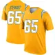 Legend Gold Youth Corey Stewart Los Angeles Chargers Inverted Jersey