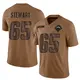 Limited Brown Men's Corey Stewart Los Angeles Chargers 2023 Salute To Service Jersey
