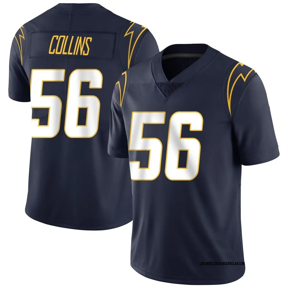 Limited Navy Men's Chris Collins Los Angeles Chargers Team Color Vapor Untouchable Jersey