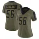 Limited Olive Women's Chris Collins Los Angeles Chargers 2021 Salute To Service Jersey