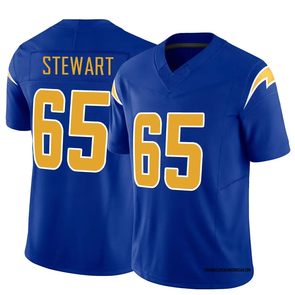 Limited Royal Youth Corey Stewart Los Angeles Chargers Vapor F.U.S.E. Jersey