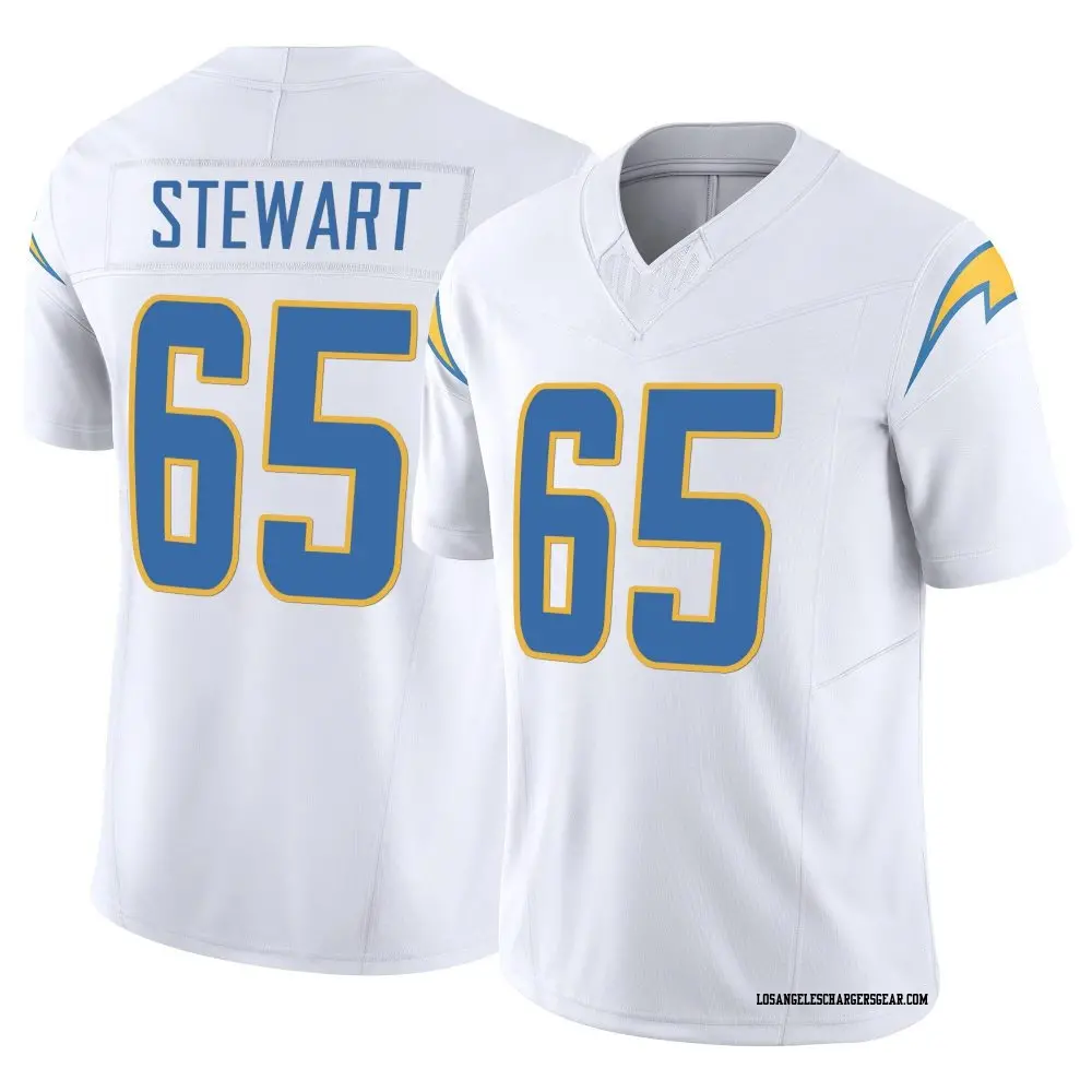 Limited White Youth Corey Stewart Los Angeles Chargers Vapor F.U.S.E. Jersey